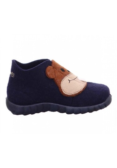 Superfit 1-800295 Happy Çocuk Lacivert Keçe Panduf Lacivert