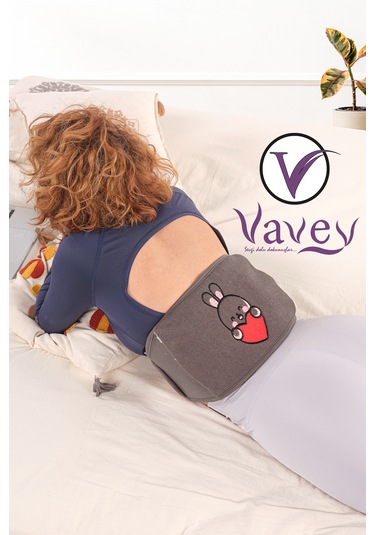 VAVEY Termojel Hediyeli Yeni Nesil Sıcak Soğuk Regl Kemeri Tavşan Kahve