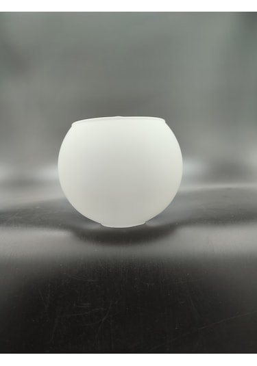 Küçük Avize Camı.beyaz Çap:10.00cm-duy Yuvası:3.00cm E.14 Mat - Süt Beyaz