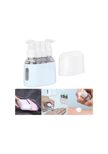 Suntek Magideal 4x Seyahat Sprey Şişesi 50ml Sızdırmaz Parfüm Mavi