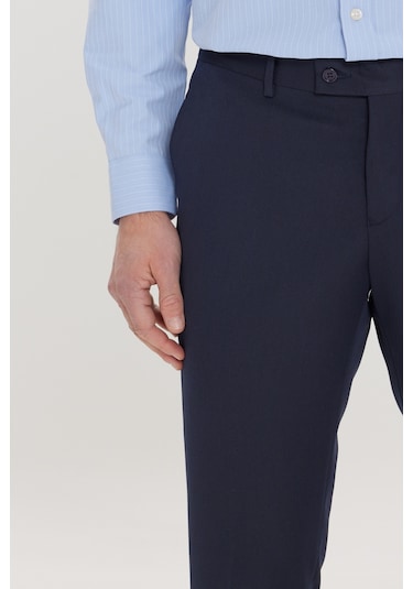 Ac&Co / Altınyıldız Classics Slim Fit Dar Kesim Klasik Yan Cep Erkek Pantolon - Lacivert