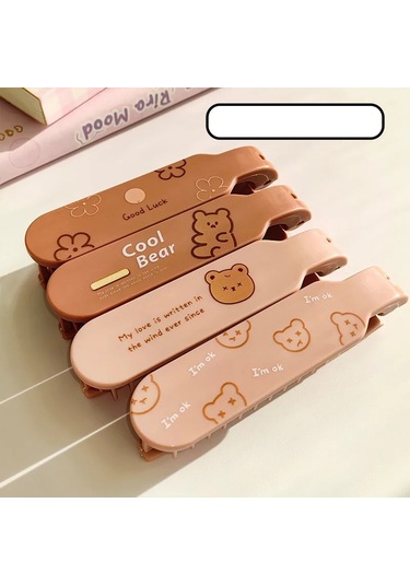 Adet Çocuklar Kız Saç Fırçası Güzel Karikatür Tavşan Ayı Saç Tarak Küçük Taşınabilir Plastik Saç Fırçası Çocuklar İçin Kız Saç Aksesuarları