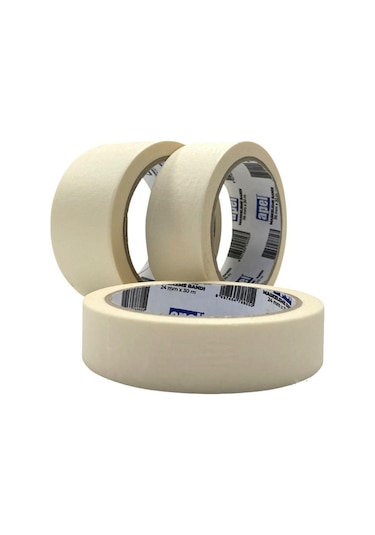 3 Adet Apel Maskeleme Bantı Kağıt Bant 48 mm x 30 mt