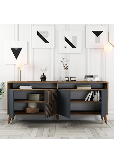 Variant Variant Milan Konsol - Ceviz / Antrasit