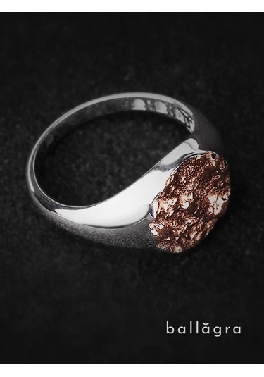 Ballagra 925 Ayar Gümüş Yüzük Samorodok 267895363 Gri