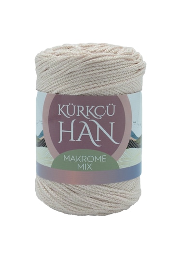 Kürkçü Han Makrome Mix 200gr 120m El Örgü İpi Pembe