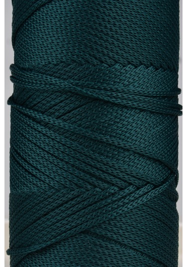 2 Mm - 200 Gr Polyester Makrome Ipi Yeşil 230 M Polyester Makrome Ip Supla Ip Ve Çanta Ipliği