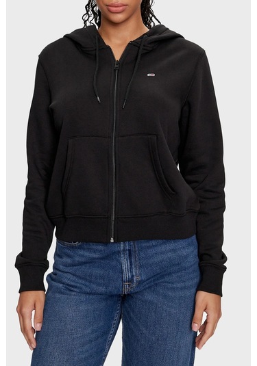 Tommy Jeans Bayan Sweat Dw0dw19729 Bds Siyah Siyah