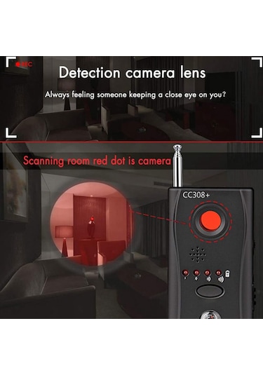 Cc308 Tam Aralıklı Radyo Dalga Wifi Rf Sinyal Dedektörü Kamera