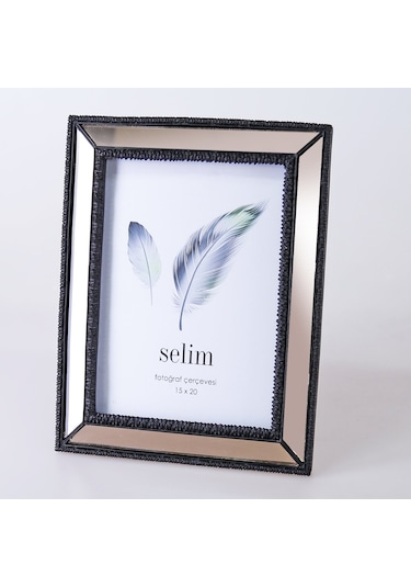 Selim 15 x 20 CM Elsira Aynalı Çerçeve Siyah