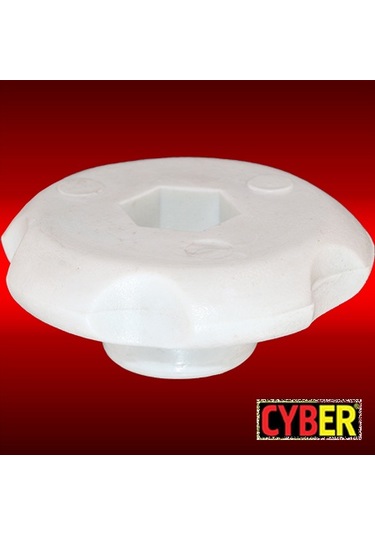 Plastik Somunsuz Çap 45 Kelebek Elcik (beyaz)