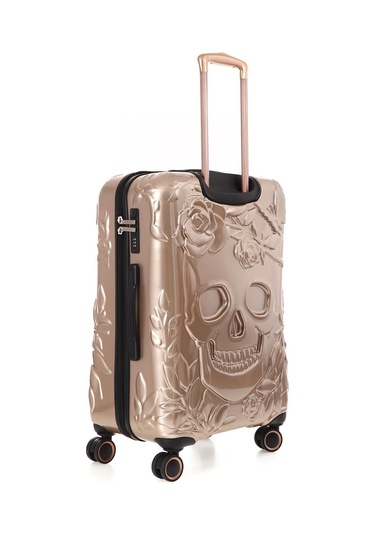 Ççs 5217 Kuru Kafa Polikarbon 3 Lü Valiz Seti-gold Altın