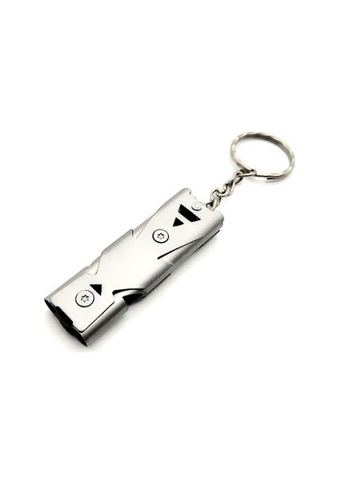 Dolıty Çift Borulu Düdük Hayat Kurtarıcı Acil Sos Dış Gri Gri