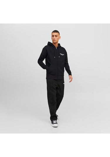 Jack&jones Vesterbro Erkek Siyah Kapüşonlu Ceket Siyah