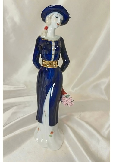 El İşi Seramik Biblo Heykel Buket Çiçek