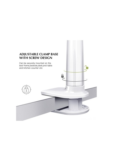 Xiyyadms 100cm Uzun Alüminyum Telefon Tutucu: 360 Döner, Kaymazsız, Çift Klemeli, Masa/yatak Üstü, Canlı Yayın Ve Boyun Ağrısı Önleyici Siyah Siyah