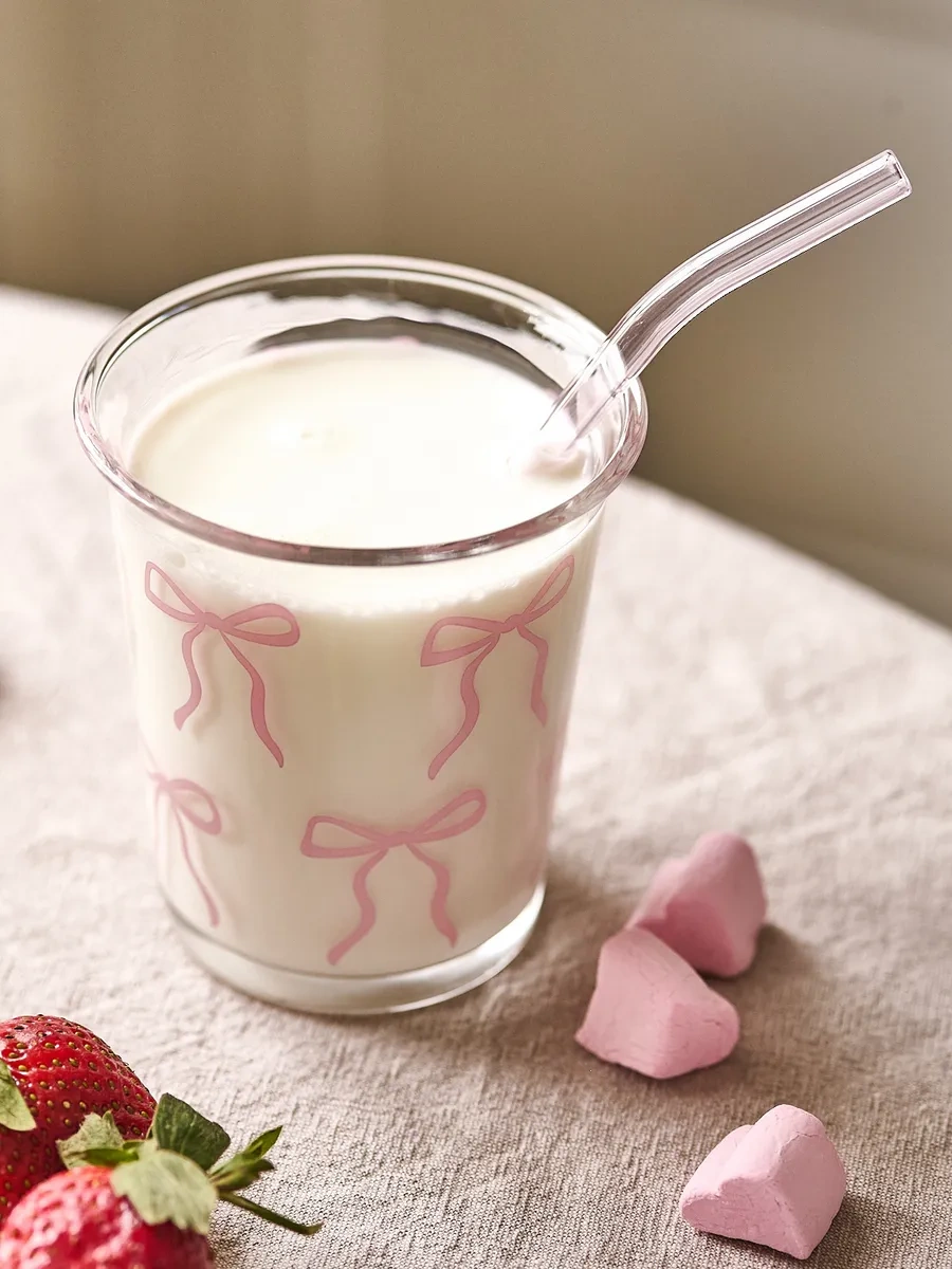 Roomi 350 Ml Cam Pipetli Bardak 344570139 Beyaz