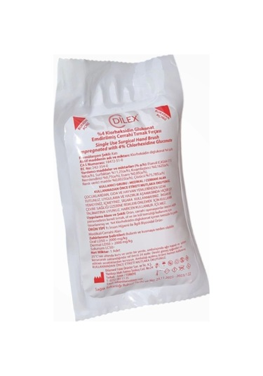 Dilex Tırnak Fırçası Klorheksidin Glukonat Emdirilmiş 4% - 40 Adet