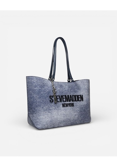 Steve Madden Bcocos Denım Kadın Denim Omuz Çantası Bcocos Mavi