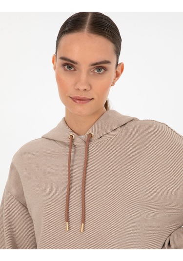 Pierre Cardin Kadın Camel Sweatshirt 50309135-vr015 Camel
