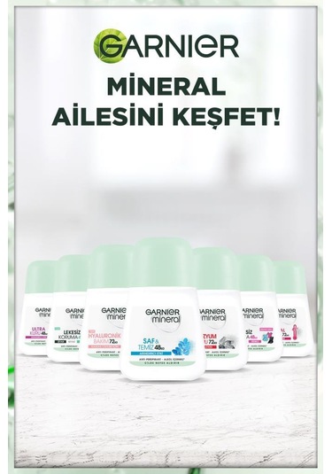 Garnier Mineral Hyaluronik Bakım 72 Saat Kadın Roll-On Deodorant 50 ML