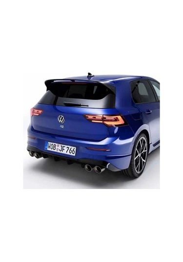 Volkswagen Golf 8 2020 Üzeri R Spoiler Plastik Boyasız