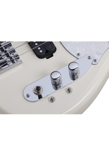 Schecter Cv-5 5 Telli Bas Gitar Ivory