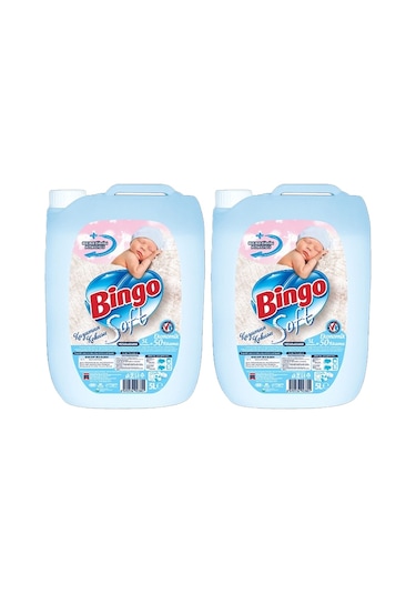 Bingo Soft Çamaşır Yumuşatıcısı Kuzumun Kokusu 2 x 5 L