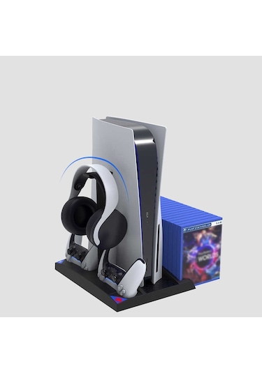 Ipega Pg P5013B Ps 5 Dualsense Şarj Istasyonu Ve Kulaklık Stan