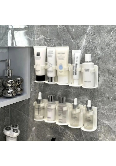 Kendinden Yapışkanlı Baharatlık, Sabunluk Ve Fırçalara Uygun Duvar Rafı Diğer