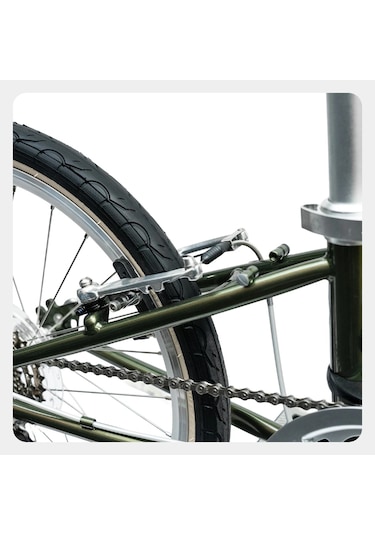 Dahon Boardwalk D8 20 Jant Katlanır Bisiklet 8v Yeşil Siyah