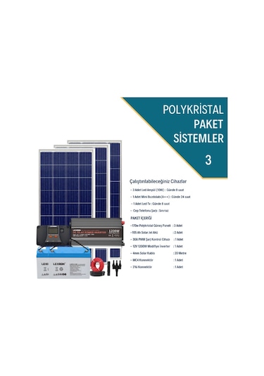 Polykristalli Mini Buzdolabı Paketi Paket 3
