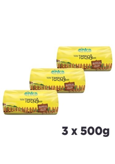 Enka Süt Tereyağı Tuzsuz Rulo-3lü - 500 G