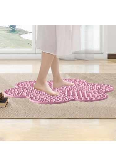 Electronıc Outlet Taşınabilir Suntek Refleksoloji Pembe Oturma Mat Masaj Ayak Masaj Aleti Zw Pembe