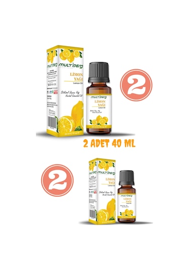 Multidem limon Uçucu Bitkisel Yağı 2 x 20 ml