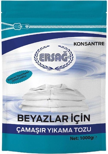 Ersağ Beyaz Çamaşır Yıkama Tozu 1000 gr
