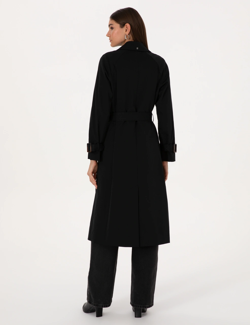 Pierre Cardin Kadın Siyah Trençkot 50314043-vr046 Siyah