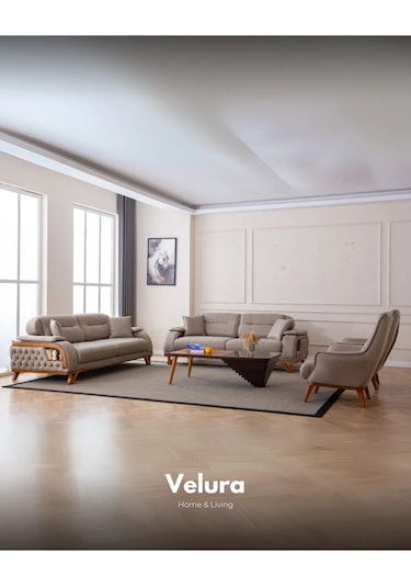 Berra Berjer & Tekli Koltuk - Koyu Krem Koyu Krem