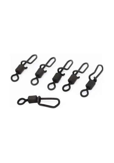 Muqzı Spor Aksesuarı 20 Adet Amerikan Tarzı Hızlı Değişim Döner Balıkçılık Terminali Aksesuar Mücadele