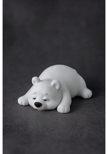 Üzgün Ayı Torpido Süsü - Tatlı Yatan Ayı Araba Dikiz Aynası Süsü - Araç İçi Aksesuar Süsü