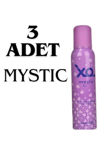 Xo Mystic Kadın Sprey Deodorant 3 x 150 ML