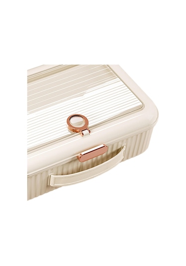 Homyl Belge Saklama Kutusu Çok Katmanlı Dosya Düzenleyici Beyaz