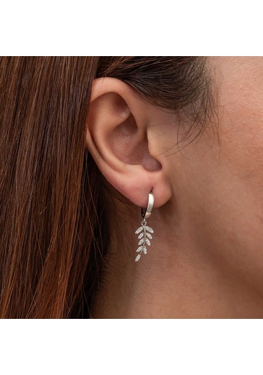 Artsmagazinmücevher Gümüş Sallantılı Başak Kadın Küpe