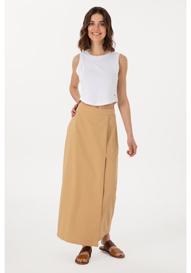 U.s. Polo Assn. Kadın Camel Etek Dokuma 50300666-vr015 Camel