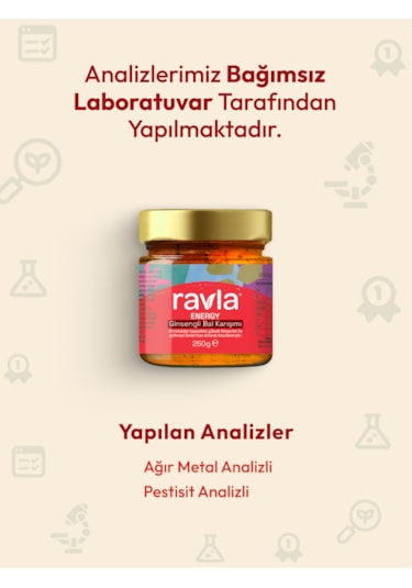 Ravla Energy Ginsengli Bal Karışım - 250g