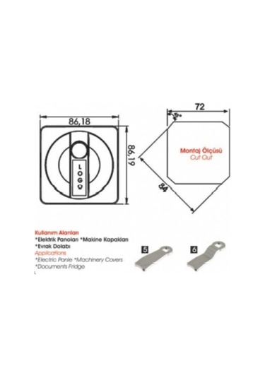 Sermak Dolap Kilidi 208 2 Enka446