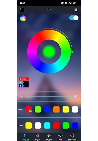 Rgb Şerit Led Tak Çalıştır Set 1-2-3-4-5-6-7-8-9-10 Metre