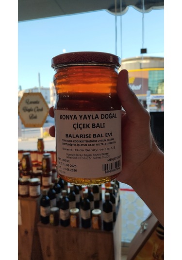 Konya Yayla Çiçek Balı 850 Gr Yöresel Lezzet
