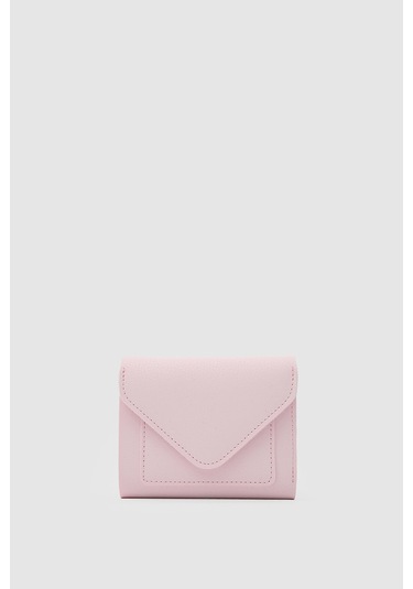 Shule Bags Mysa Medium Zarf Cüzdan Pudra Pembe