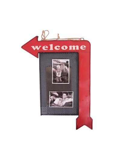 Dekoratif Metal Kapı Yazısı Yön Tabelası Çerçeveli Hediyelik